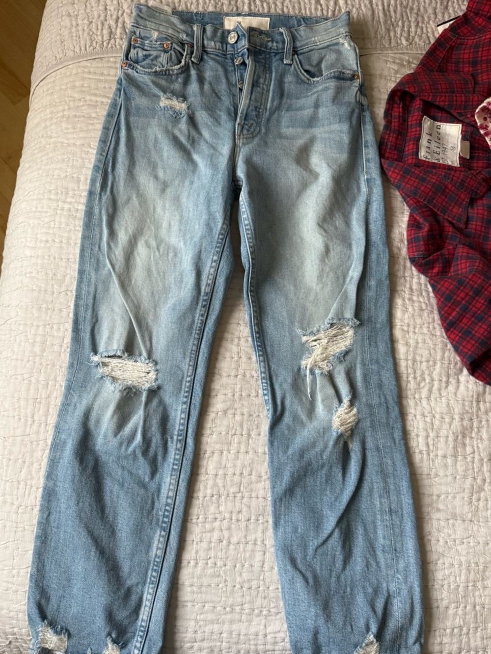 MOTHER superior The Tomcat confession Jeans Revolve Anthropologie - Picture 4 of 14